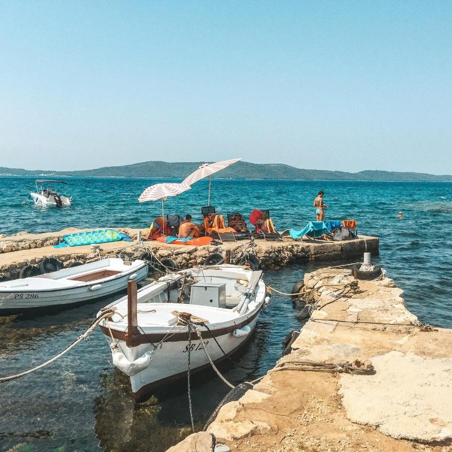Luxury Beach Apartment W Sunset Sea Views Šibenik Dış mekan fotoğraf